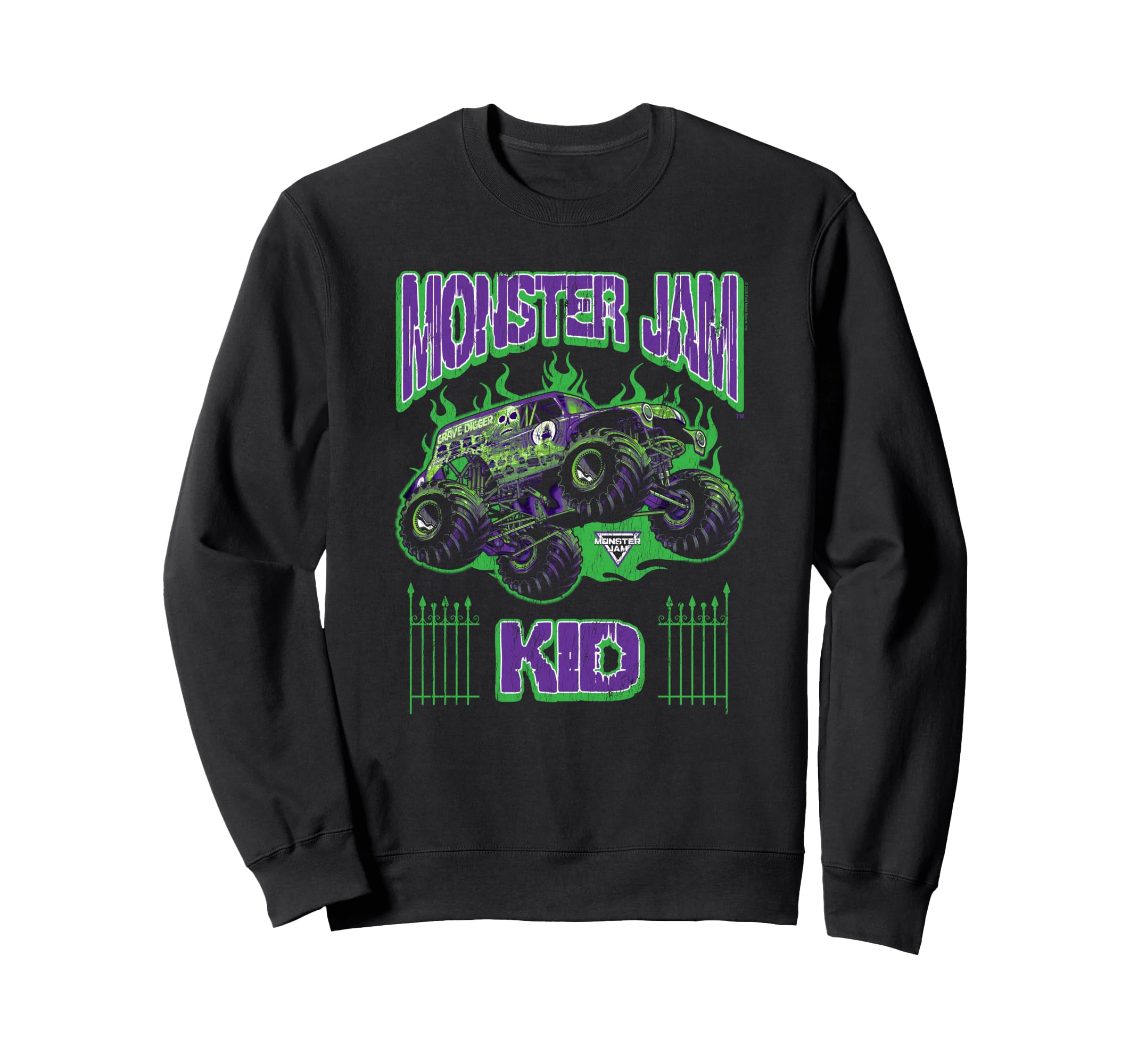 

Monster Jam Grave Digger Kid Family Motorsports Sweatshirt