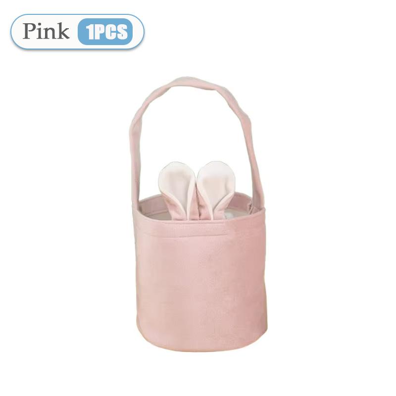 1-20 STÜCKE Ostern Cartoon Hasenohren Eimer Tasche Buntes Kaninchen Osterei Handtasche Frohen Ostertag für Kinder Hasenohren Süßigkeitentüten