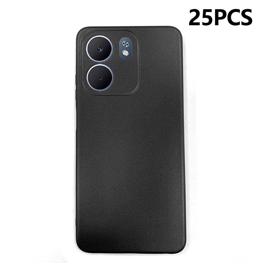 

Bulk Purchasing 25Pcs For Oppo A5x 4G/5G Case 1.2mm TPU Matte Phone Cover Black