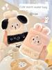 Hand-Tucking Hot Water Bag Winter Stuffed Water Injection Hand Warmer Student Portable Cartoon Cute Furry Hot-Water Bag Female