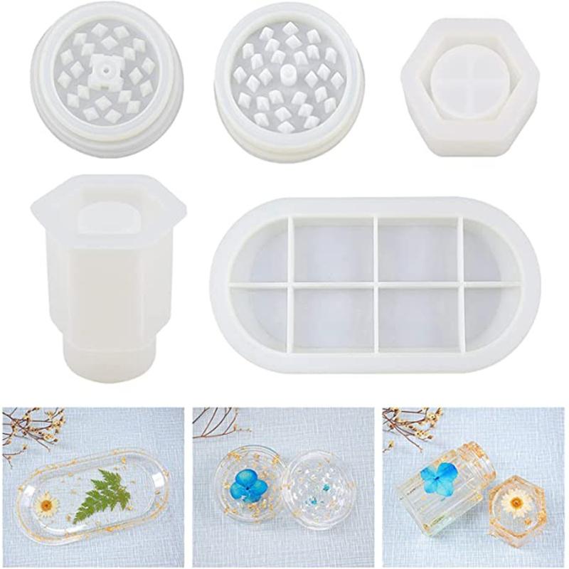 3 Adet/Set Silikon Öğütücü Kalıbı Kiti Yuvarlak Şişe Bitkisel Baharat Öğütme Aracı Yuvarlama Tepsisi Kalıbı