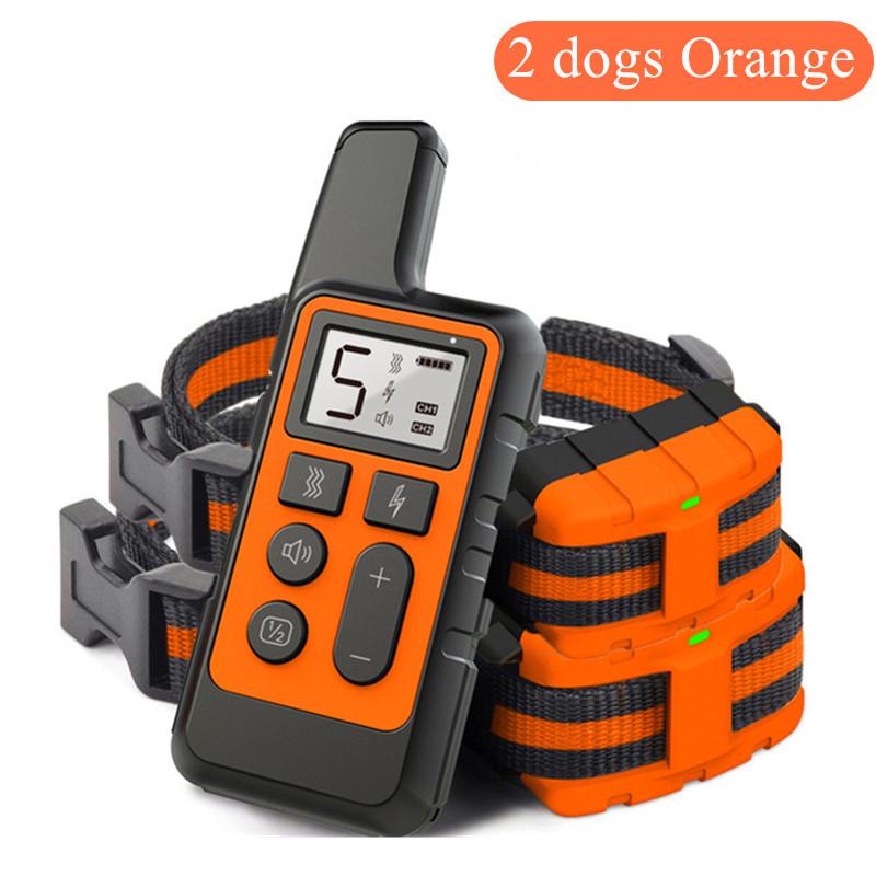 Dog Training Device: Remote-Controlled Waterproof Bark Stopper with Shock, Vibration, and Warning Features for Pets (500m Range)