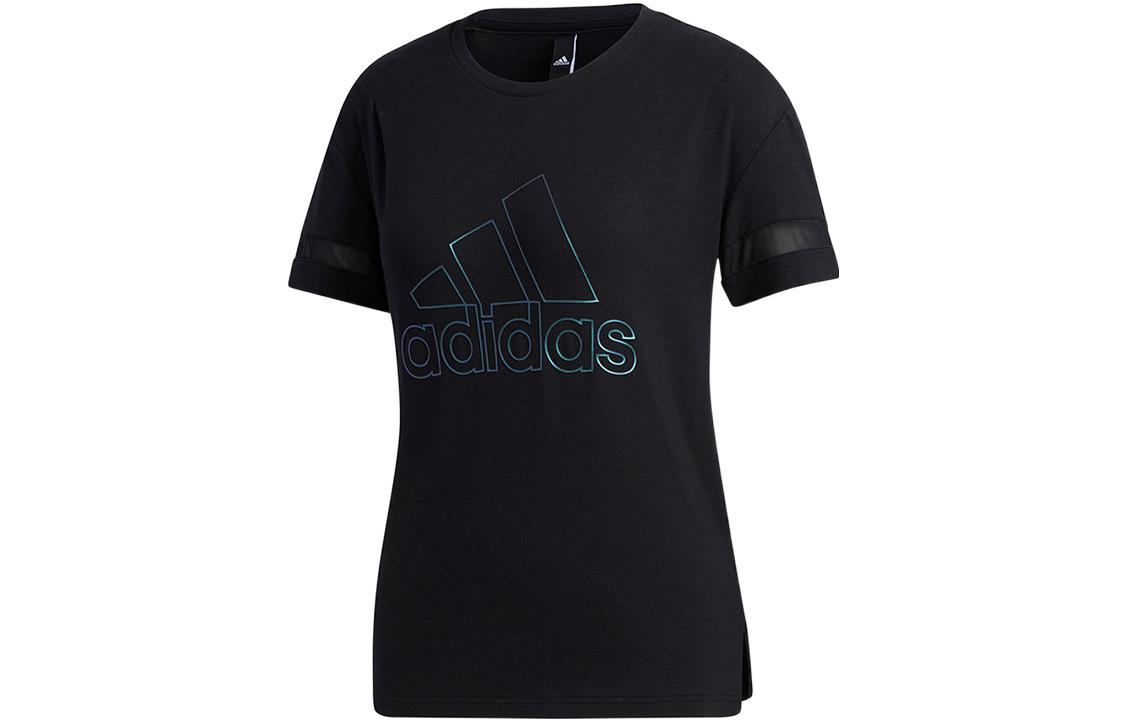 

Adidas Drop Shoulder Sleeve T Shirt Women s Black GJ9024 M