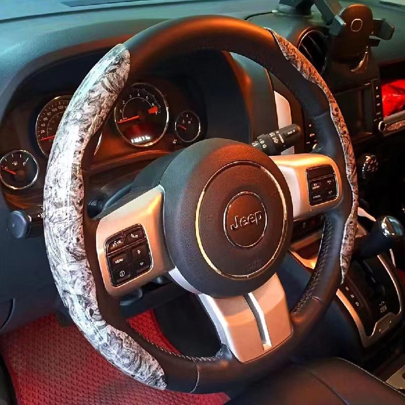 Non-slip Steering Wheel Cover Car Universal Interior Accessories Fashion Protective Cover