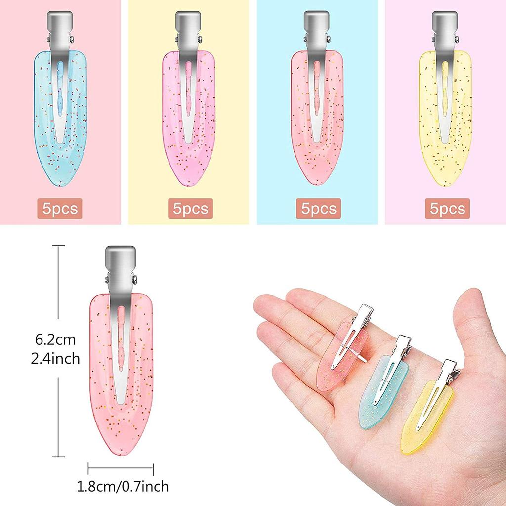 20 STK Skjønnhetssalong Sømløs Hårnål Profesjonell Styling Frisør Sminkeverktøy Hårspenner For Kvinner Jenter