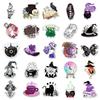 Witch-Themed Waterproof Stickers: 50 Cool Sheets for Luggage, Scooters, Computers, Tablets, and Planners