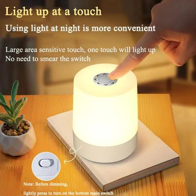 Nachtlampe USB-Licht Fernbedienungsschalter Augenschutz Buchleselicht 3 Farblicht Schlafzimmer Tisch Nachttisch LED-Licht