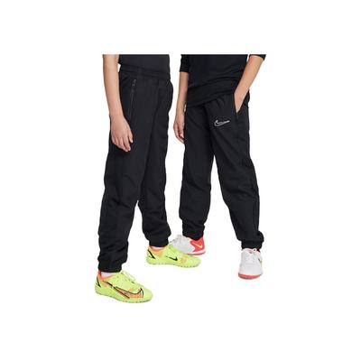 Dri-Fit Solid Logo Elastic Waistband Tapered Knit Sports Pants Kids Bottoms Black DX5486-010