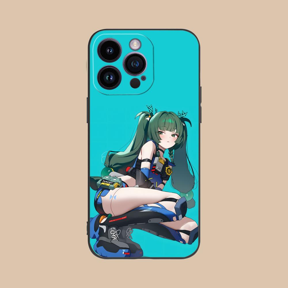 

Zenless Zone Zero QingYi Phone Case for iPhone 17 16 15 14 13 12 11 X XR XS 8 7 Air Pro Max Plus Mini Colorful Cover Pretty iPhone 13 mini