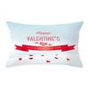 Valentine's Day Decor Pillowcases 4-Pack, Love Heart Printed Cushion Covers For Sofa/Bed,Red Black Cases For Home Decoration