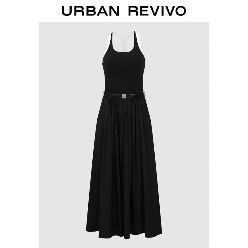 UR Women's 2025 Autumn Slim Fit Belted Dress UWJ750089