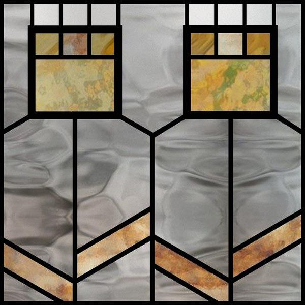 

Custom Size Stained Glass Window Film Retro Privacy Square Window Stickers Static Cling Frosted Glass Film for Home Door Decor (as the picture,30X30cm)