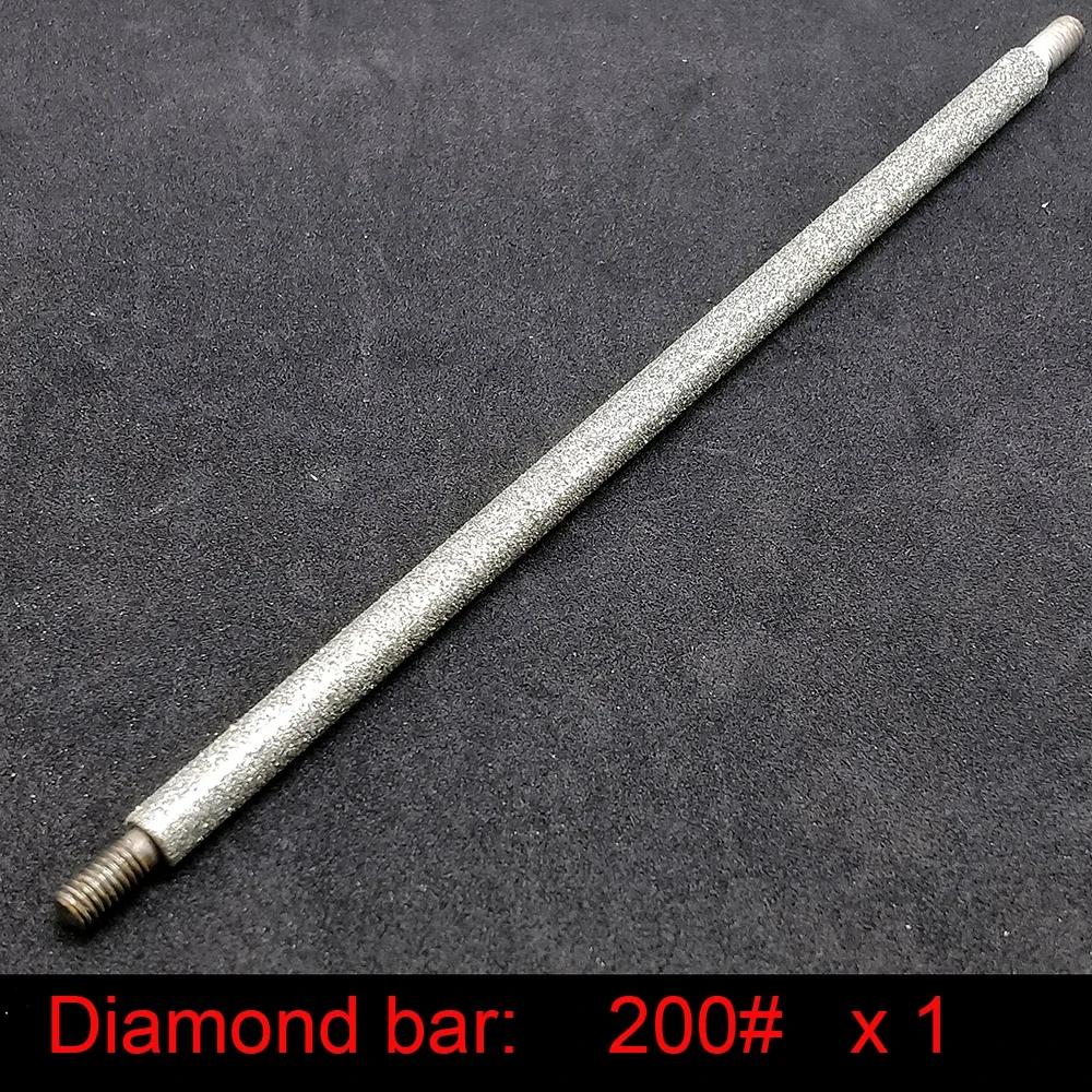 80-3000# 6mm Zylinder Diamantstein Schärfstab Wetzstein Passend für Ruixin Schärfer Sägemesser Scimitar Messer Schleifen