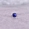 Natural Lapis Lazuli Ring Lapis Handmade Sterling Silver Ring Blue Stone Ring for Her Gemstone Ring for Women Unique Gifts Idea