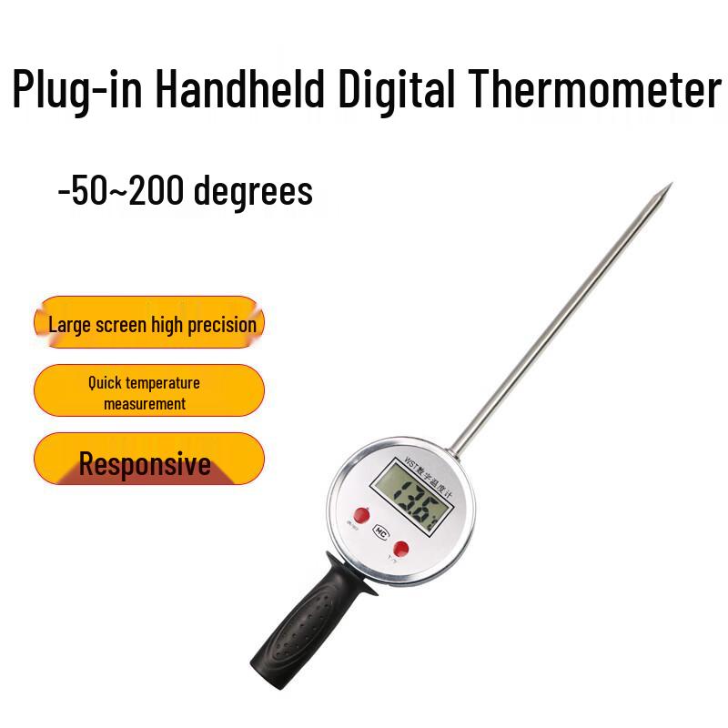 Keraic Handheld Digital Probe Thermometer 60cm Probe