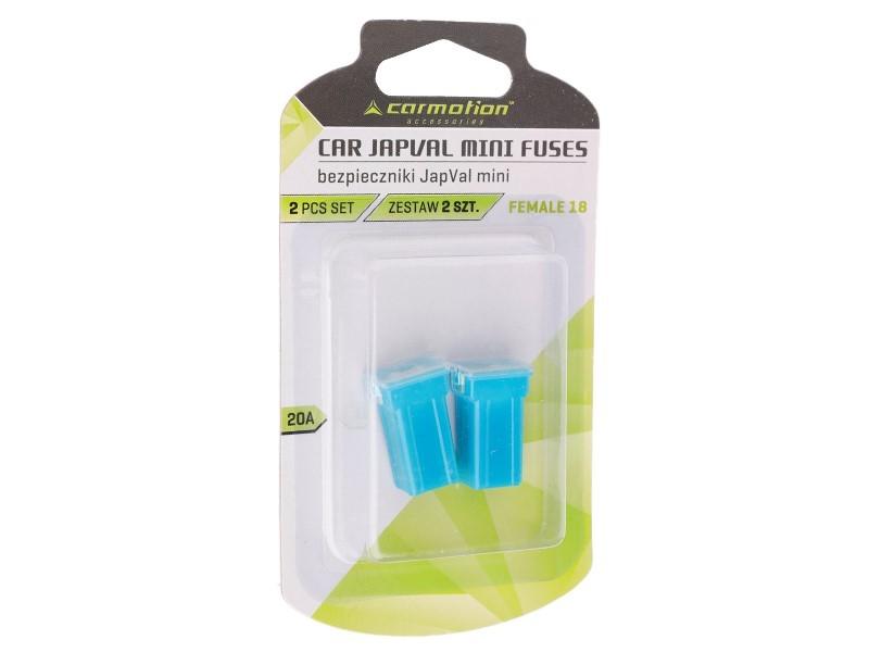 Fusibles JAPVAL MINI FEMELLE 18, 20A, 2 pcs. 1