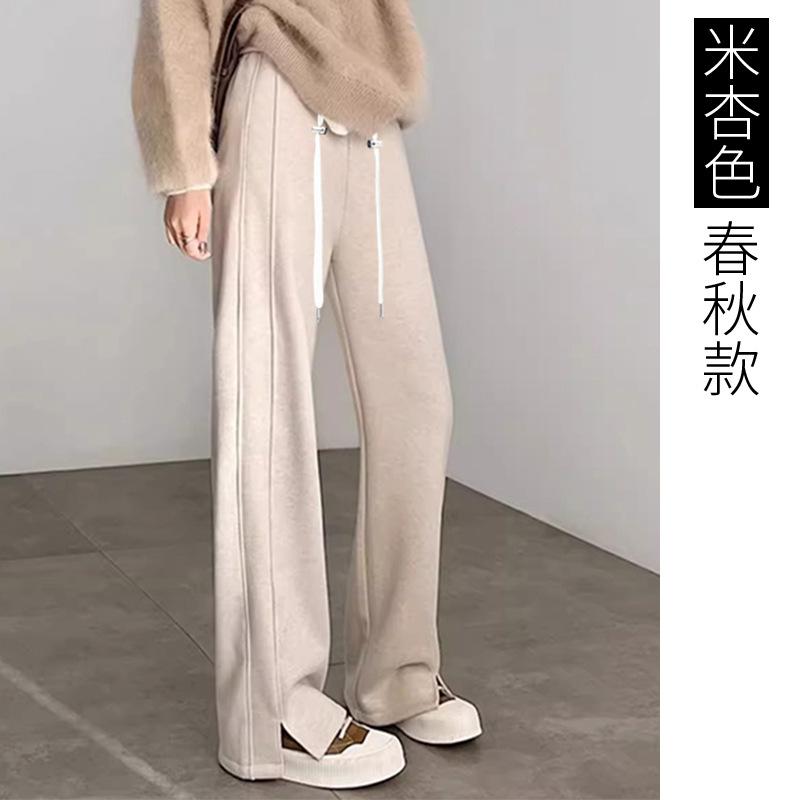 

3/7393 брюки для беременных кашемировые на кулиске прямые брюки в елочку повседневные брюки верхняя одежда флисовые утепленные широкие брюки 3XL