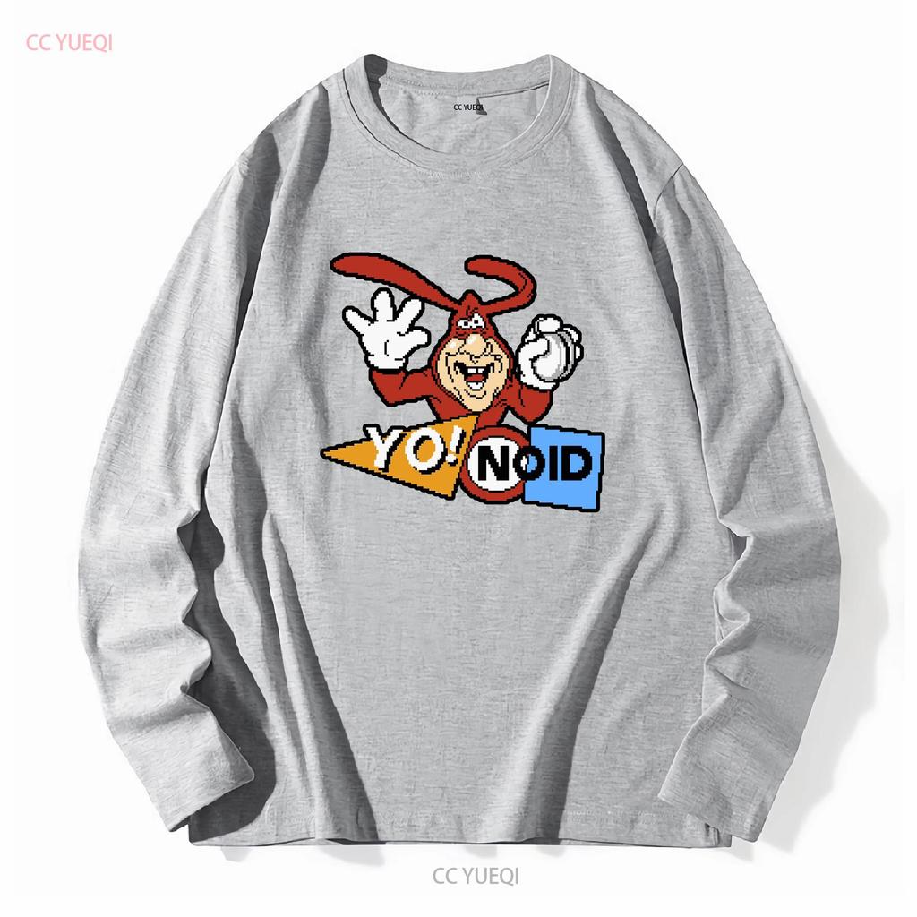 Yo Noid T Shirt New Small Med Large XL Classic 80s Video Game NES Pizza long or short sleeves vintage Washed fashion streetwear