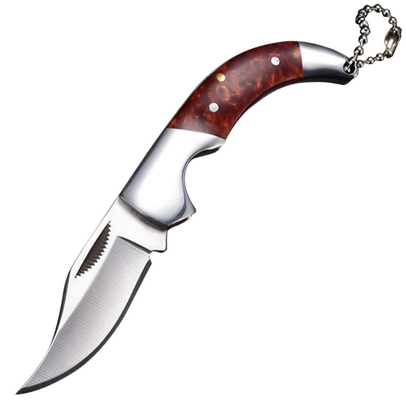 Portable Fruit Knife Stainless Steel Folding Knife Fruit Cutting Knife Pocket Knife for Kitchen Small Knives Utility Knife