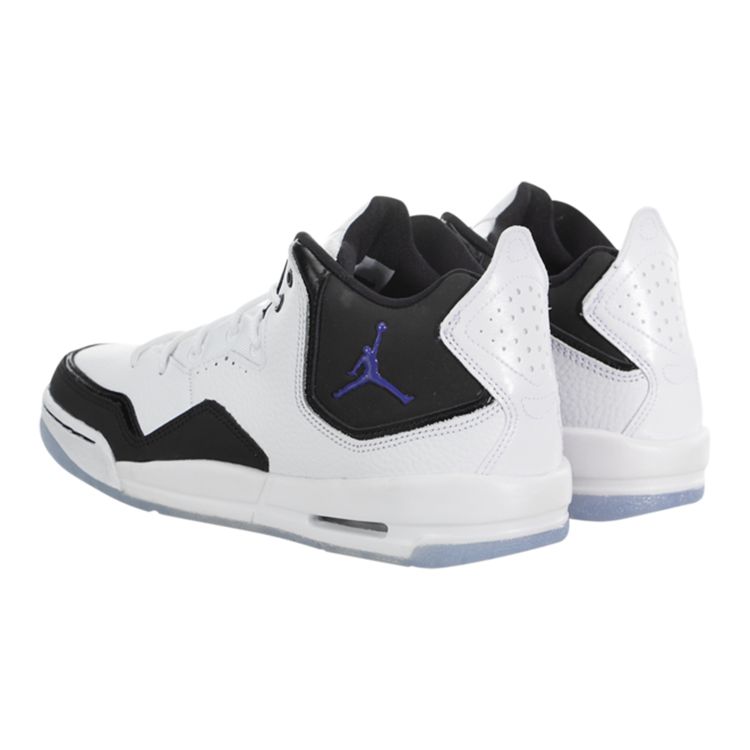 Air Jordan Courtside 23 GS White Dark Concord Kids Sneakers Black AR1002-104