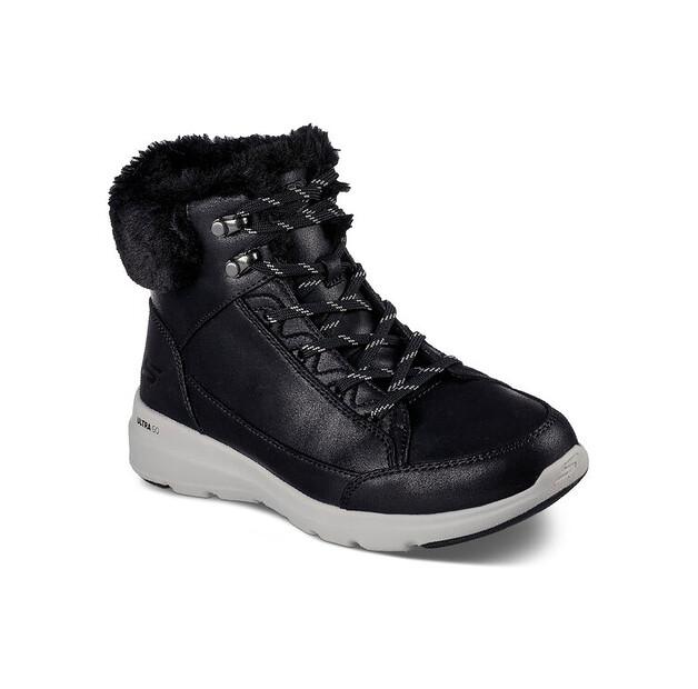 Skechers Glacial Ultra Cozyly Ankle Boots, 144178/BLK, Black