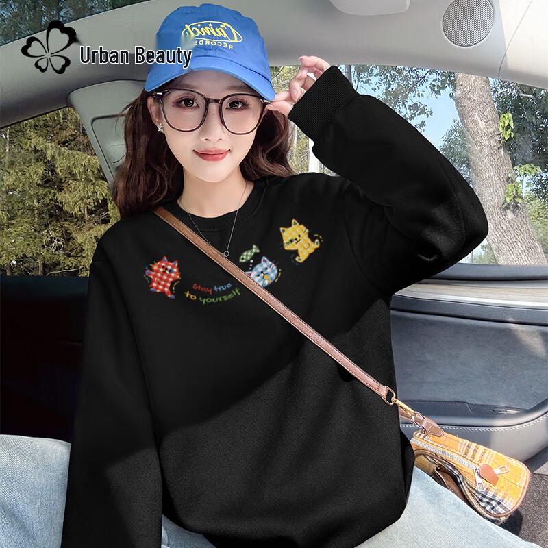 

Женский свитшот из овечьей шерсти свободного кроя M