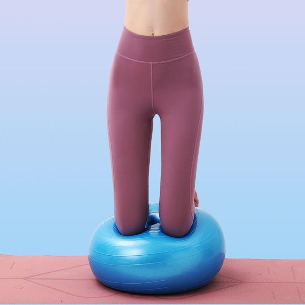 Donut Exercise Ball Workout Core Training Ball Swiss Stability Ball For Yoga Pilates Balance Training In Gym Office Classroom 50cm