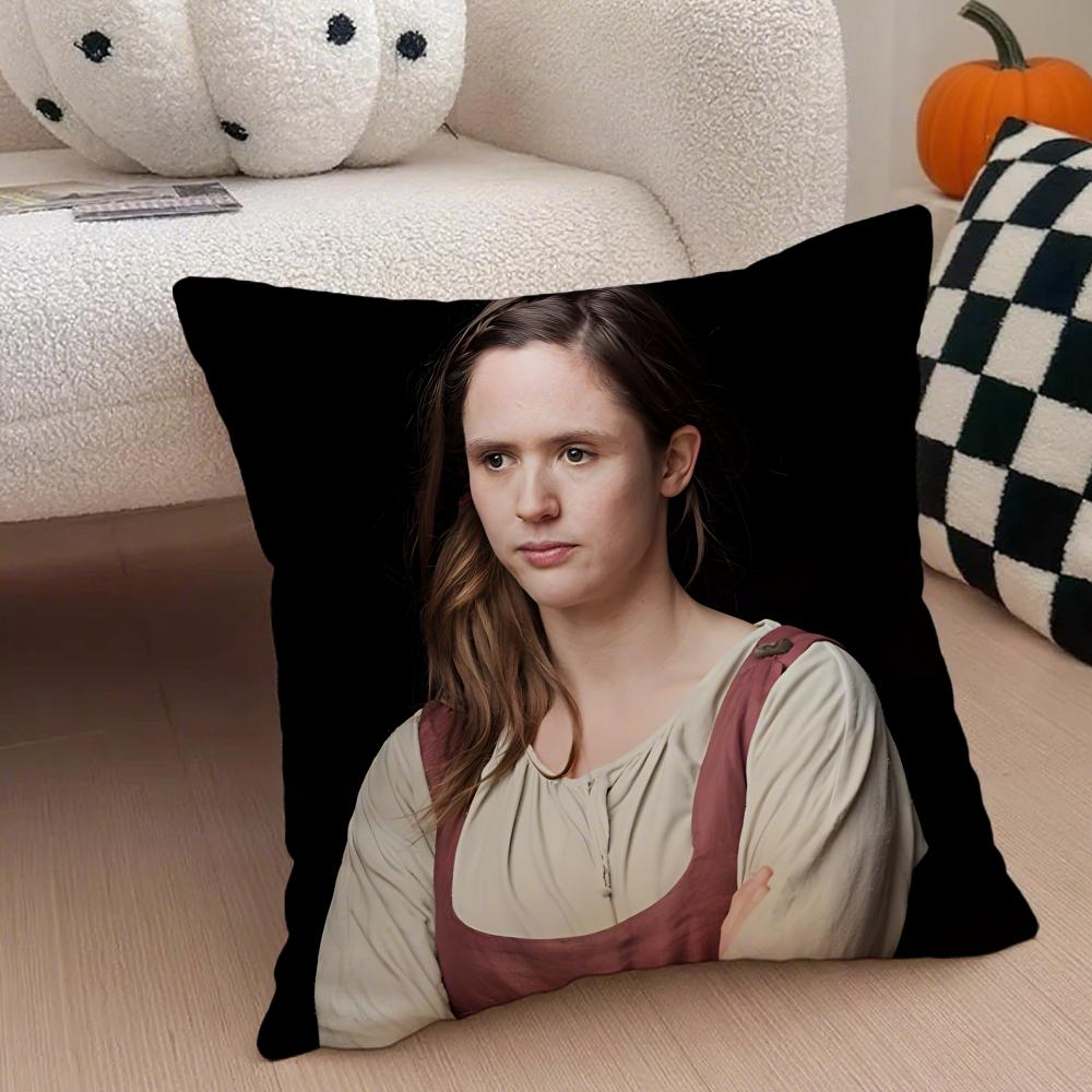 

EEmily Cox Cushion Cover Throw Pillow Cover Hidden Button Durable Polyester Chair Cushion 30X30cm
