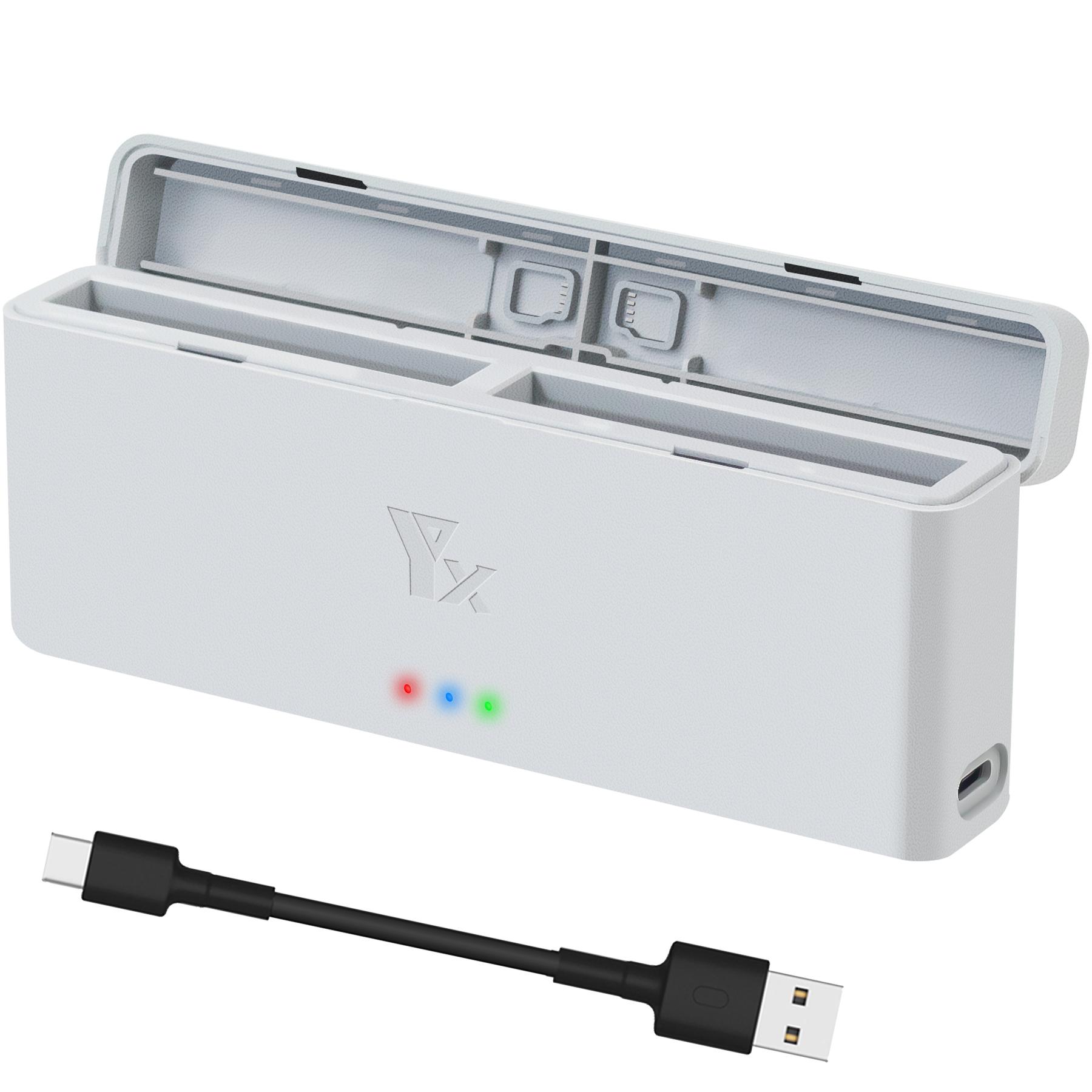 

For Insta360 X4 Dual Battery Charger Hub Battery Fast Charger Case Charging Station For Insta 360 X4 Sports Camera Accessories