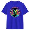 Vintage TShirt Summer Stars Treks Spock Ruminations In Neon Novelty T Shirts Cotton Tshirt for Men Y2K Basic Plus Size Top Tees