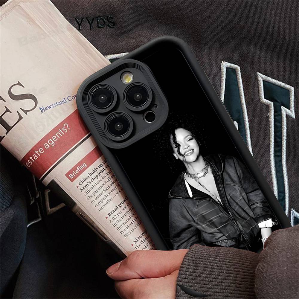 Rihanna Phone Case For IPhone 17 16 E 15 14 13 12 11 Pro Max Plus Back Cover