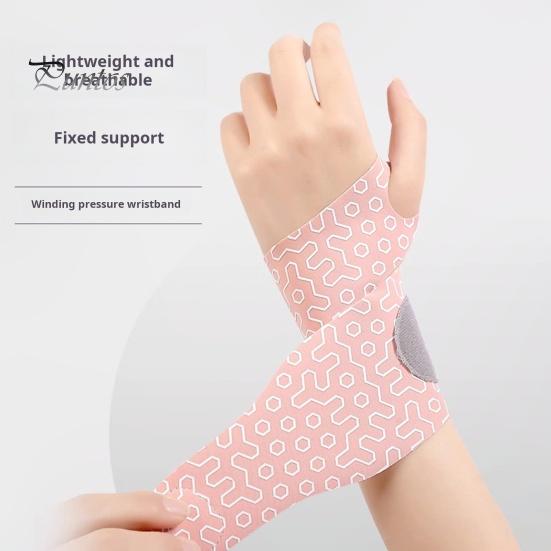 Sports Wristband Ultra-Thin Carpal Tunnel Support Pain Relief Arthritis Tendonitis Wrist Brace Right And Left Hand Compression Elastic Wrist Wraps