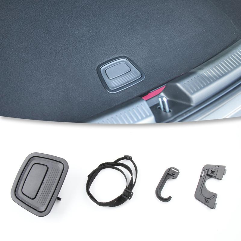 For Benz CLA GLA Class Car Luggage Trunk Mat Floor Carpet Handle Tail Cover Bottom Plate Switch For Mercedes W117 W156 2014-