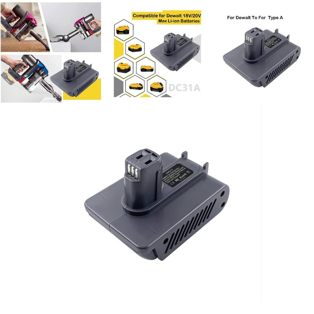 Tool Battery Converter For Dyson Dc31 Series Compatible With Makita Bosch Milwaukie Tools