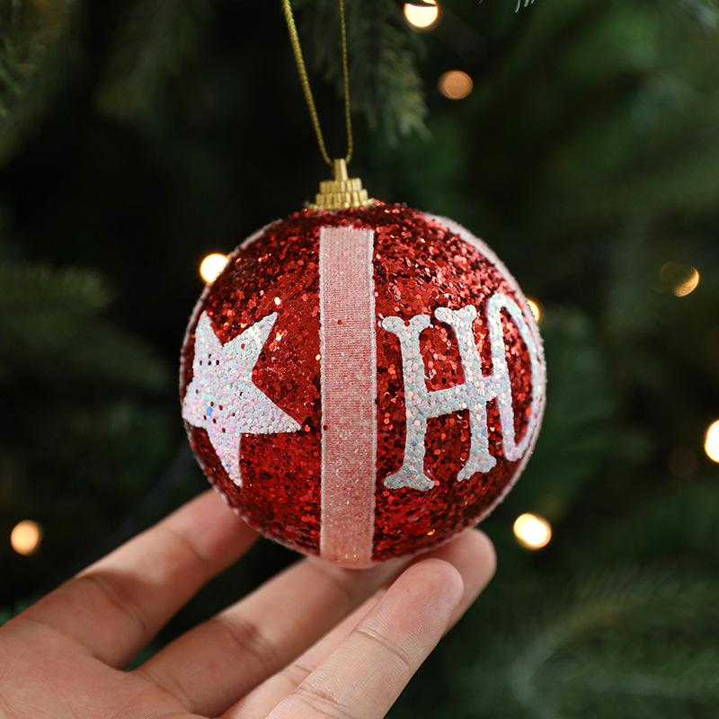 Cross-border Christmas Tree Hanging Ornament: Decorative Ball