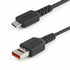 Startech-USB Cable Startech USBSCHAU1M USB A Black