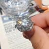 This Unisex Exquisite Floral Zircon Decorated Ring Is Suitable for Daily Wear
