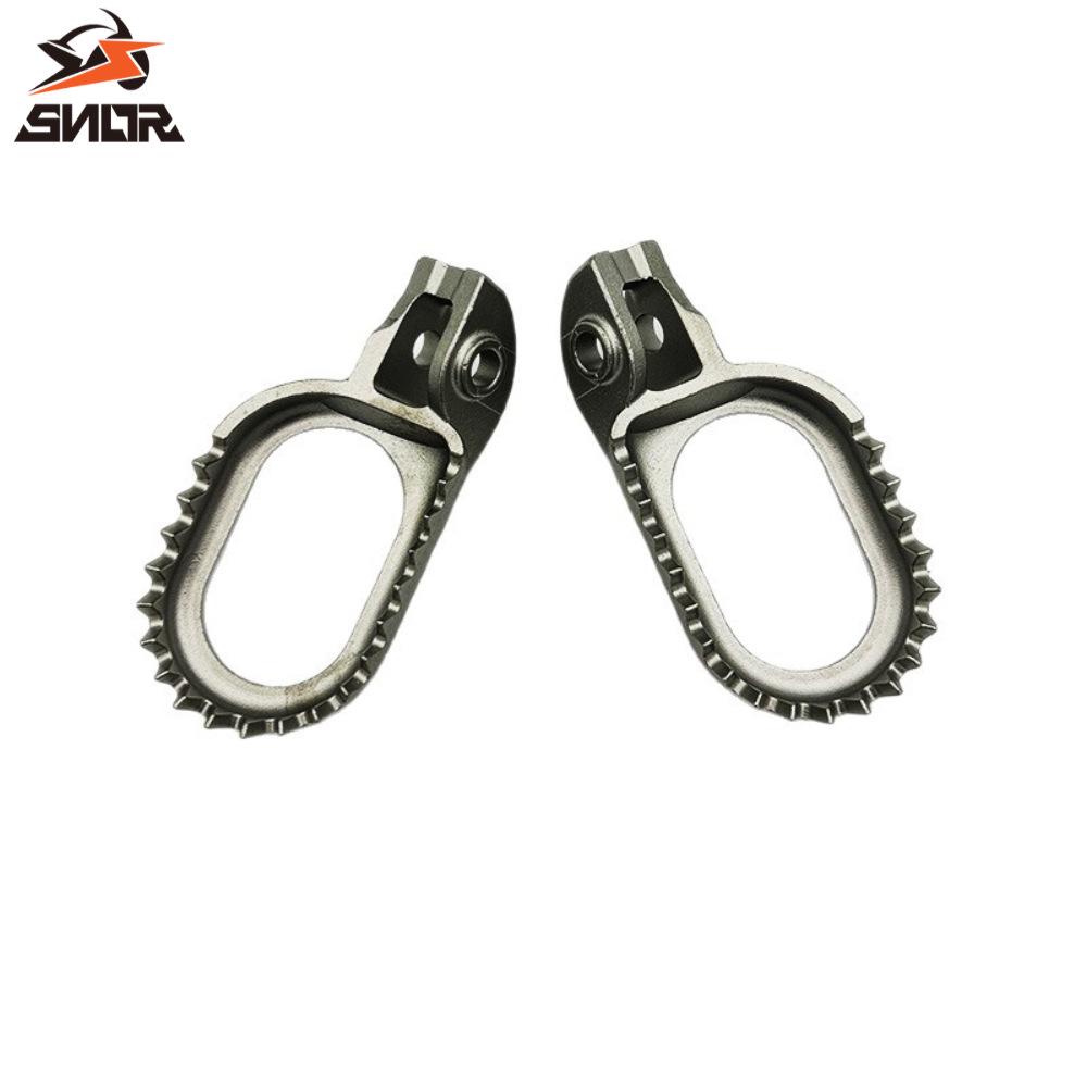 Stainless Steel Lowered Rear-set Footpegs for Off-road KTM, Husqvarna, GAS GAS, Hengjian, Kymco, Keeway