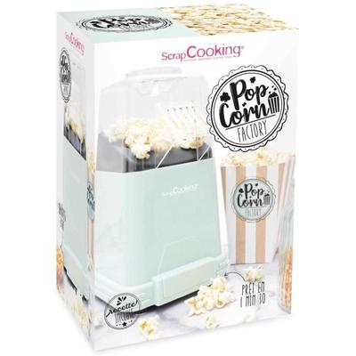 Popcorn Machine - SCRAPCOOKING - Retro Chic - 1200 Watt - Sweet and Salty Popcorns