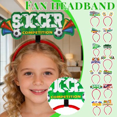 Football Birthday Party Decoration Cheering Headpiece  Football Watching Party Props