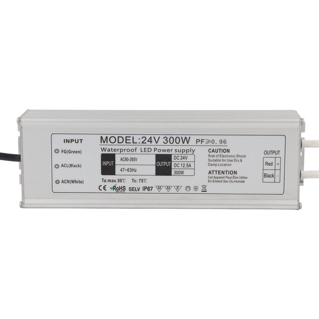 LED-Treiber Wasserdicht IP67 Konstantspannungs-Netzteil Transformator Adapter 300W