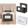 Space Saving Adhesive Wall Shelf For Router Modem Organizers Steel Construction Multiple Device Storage Without Drilling