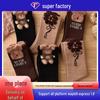 Douyin Bestseller Feather Yarn Little Bear Mid-Calf Plush Socks - Cute, Trendy & Versatile for Autumn/Winter