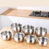 Multiple Capacity Electric Cooker Inner Pot 2L to 5L Sizes Stainless Steel Surfaces Enhanced Heat Distribution System
