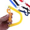 1Pc Stretching 2 Meters High-quality Bold Plastic Spring Rope with Keychain Elastic Rope Plastic Telescopic Rope with Hook Buckle
