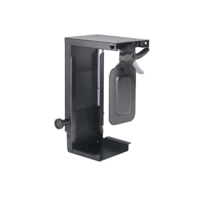 PC-skrivebordsstøtte - NEWSTAR - CPU-D075BLACK - 10 kg maks - Justerbar i høyde - Vertikal installasjon