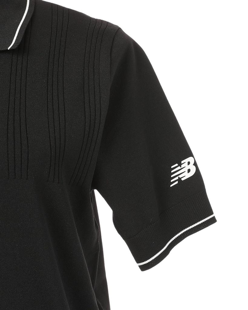Golf Short Sleeve Knit Polo Shirt 0 [New Balance] Women's (Stretchy) / 012-5175502 010_Black [S]