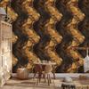 Ink Rust, Gold and Ochre Wallpaper for Living Room and Bedroom 50x1000