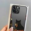 Slightly Drunk Cat Case for iPhone 17 Pro Max 13 Mini XS XR 11 15 16 Plus 14 12 Air 7 8 SE Funda Back Phone Cover