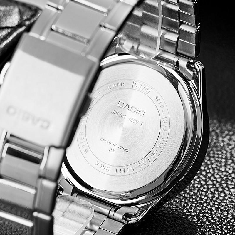 Casio watch series-LTP business steel belt waterproof couple's watch Japanese and Korean quartz movement stainless steel MTP-1374D-1ALTP-2064A-7A2